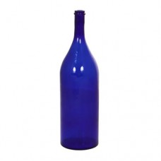 Бутылка стеклянная РУССКАЯ ЧЕТВЕРТЬ 3,075 л. синее стекло